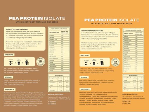 Pea Protein Isolate Salted Caramel Flavour - Image 5